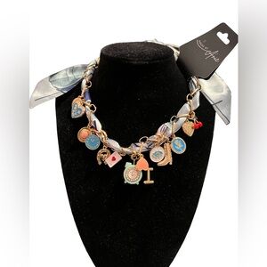 Pieces of Anie Handmade Silk Bandana Charm Necklace